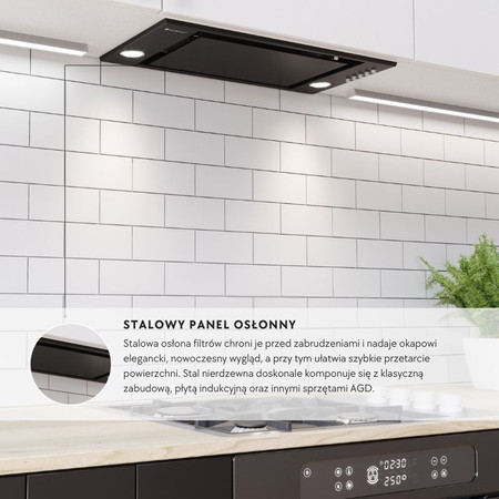 Cooker hood GLOBALO Retio 60.2 Black