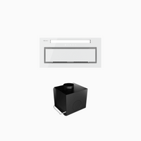 Dunstabzugshaube GLOBALO Saredo 60.1 White + Turbine TW 1.2