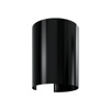 Upper extension for cooker hoods: LOBELIO/WERENISO - BLACK