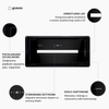 Cooker hood GLOBALO Pinelio 60.1 Black