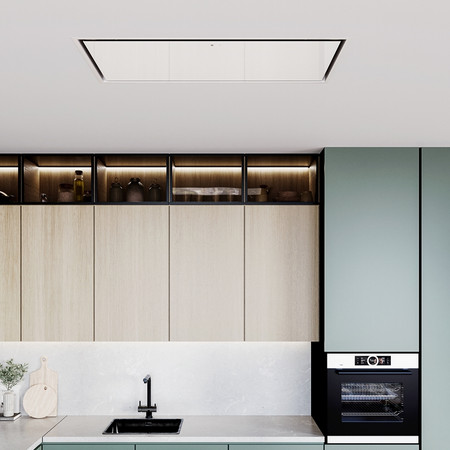 Okap kuchenny GLOBALO NOVELTI 100.1 White + Turbina TW 3.1