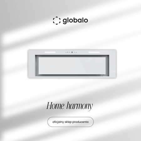 Okap kuchenny GLOBALO Materi 90.1 White