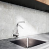Kitchen faucet with pull-out spout GLOBALO Lobio Chrome 1.1