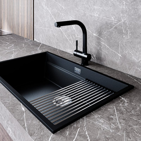 GLOBALO Miralio 80.1 Black/IX Spülbecken