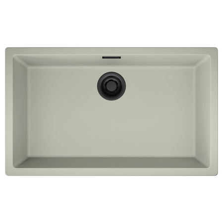 GLOBALO granite kitchen sink Aurilio 80.1 Sage Clean Tech