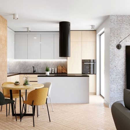 Okap kuchenny GLOBALO Cylindro Isola 39.5 Black