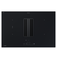 Induction hob with cooker hood GLOBALO Auphoria 80.1 Black Mat