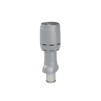 VILPE insulated ventilation chimney FLOW 125P/IS/500 LIGHT GREY