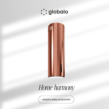 Cooker hood GLOBALO Heweno Isola 39.2 Copper