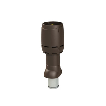 VILPE insulated ventilation chimney FLOW 125P/IS/500 BROWN