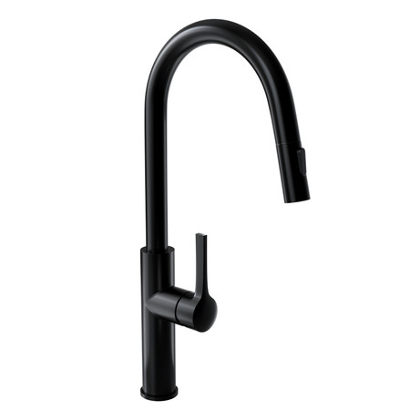 Kitchen faucet with pull-out spout GLOBALO Divio Black 1.1