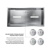 Dunstabzugshaube GLOBALO Retio 60.2 Inox