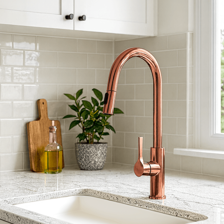 Zestaw Bateria GLOBALO Divio Copper 1.1 + Dozownik GLOBALO Intio Copper