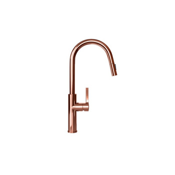 Kitchen faucet with pull-out spout GLOBALO Divio Copper 1.1