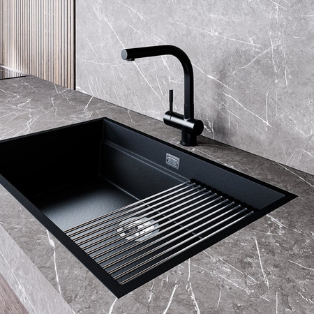 GLOBALO Miralio 80.1 Black/IX Spülbecken