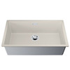 GLOBALO granite kitchen sink Aurilio 80.1 Cashmere Clean Tech