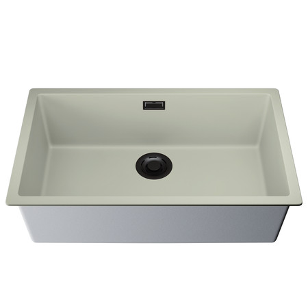 GLOBALO granite kitchen sink Aurilio 80.1 Sage Clean Tech