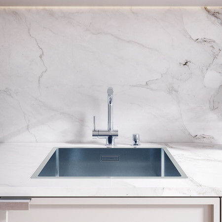 Zlewozmywak GLOBALO RIWOLO 50.1 INOX