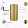 Cooker hood GLOBALO Heweno 39.3 Light Gold Mat
