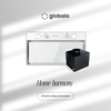 Cooker hood GLOBALO Fluxime 60.1 White + Turbine TW 1.2