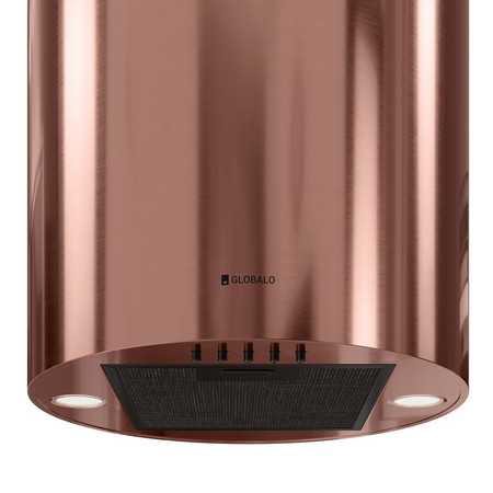 Cooker hood GLOBALO Lobelio Isola 39.1 Wine Copper