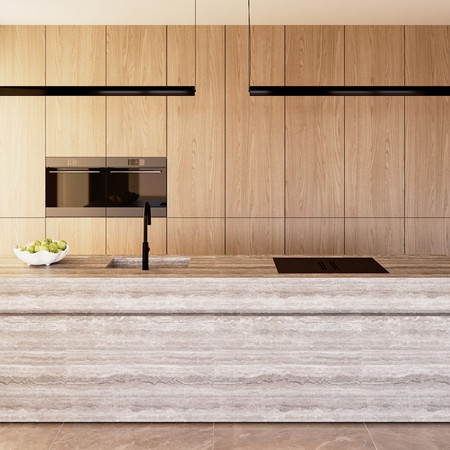 Induction hob with cooker hood GLOBALO Auphoria Out 80.1 Black Mat (without motor)