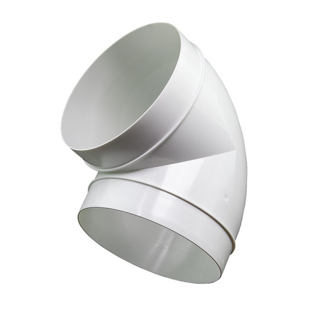Elbow round DOMUS 90° fi 12.5 cm CODE 590