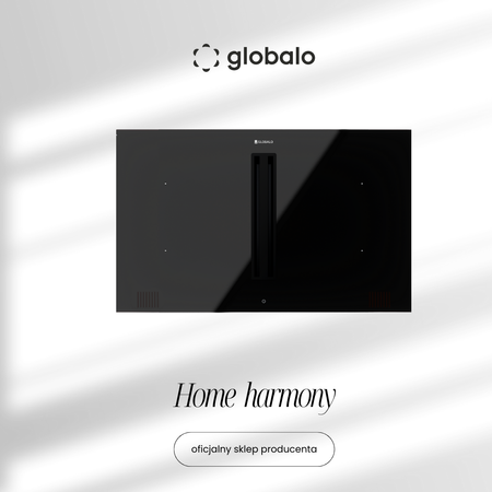 Płyta indukcyjna z okapem blatowym GLOBALO Plantis 90.1 Black