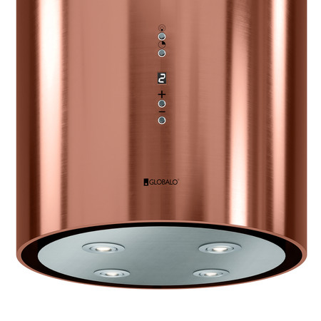 Cooker hood GLOBALO Cylindro Isola 39.7 Copper