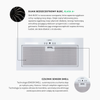 Okap kuchenny GLOBALO Flueris 60.1 White Sensor Smell