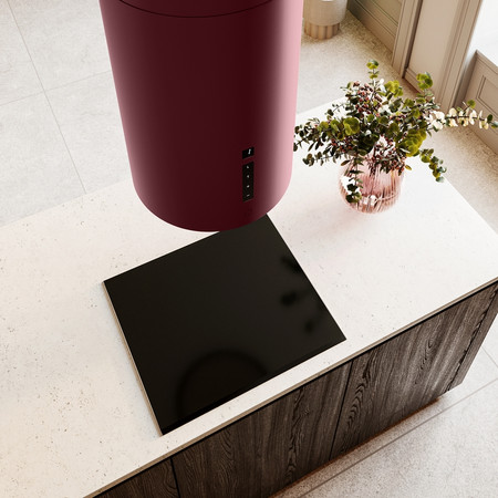 Cooker hood GLOBALO Miraya Isola 39.1 Burgundy