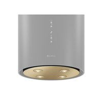Painting of cylindrical cooker hood covers