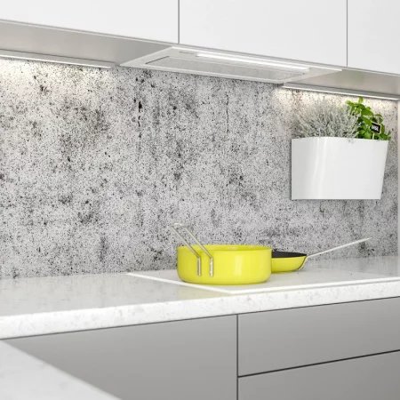 Dunstabzugshaube GLOBALO Saredo 60.1 White + Turbine TW 1.2
