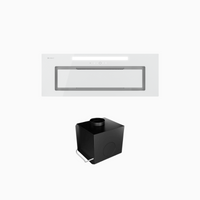 Dunstabzugshaube GLOBALO Saredo 80.1 White + Turbine TW 1.2