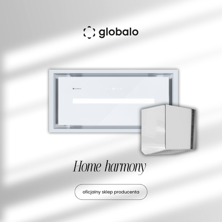 Cooker hood GLOBALO Saredo 60.1 White + Turbine TZ 1.1