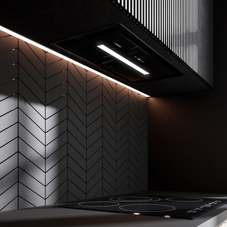 Cooker hood GLOBALO Pinelio 60.1 Black