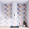Upper extension for cooker hoods: ROXANO/HEWENO - WHITE