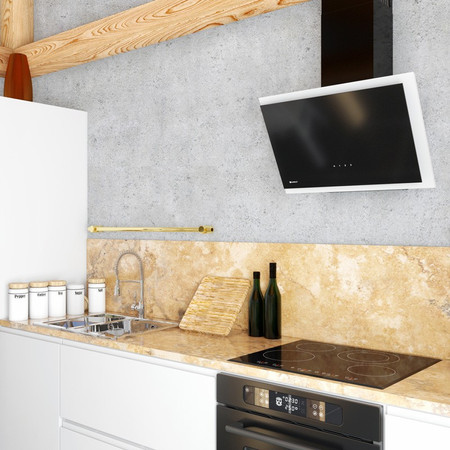 Cooker hood Dagero 60.1 Black/Wh