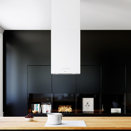 Okap kuchenny GLOBALO Toredo Isola 40.5 White