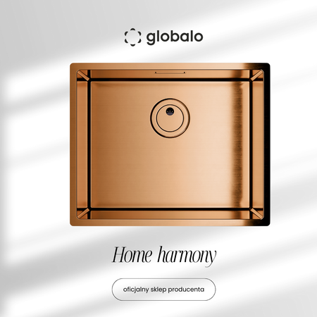 Zlewozmywak GLOBALO RIWOLO 50.1 COPPER