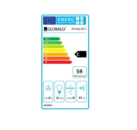 Okap kuchenny GLOBALO Divergo 60.2 White