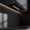 Cooker hood GLOBALO Saredo 60.1 Black + Turbine TW 1.2