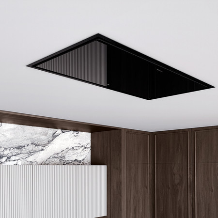 Cooker Hood GLOBALO Novelti 100.1 Black + Turbina TW 2.1