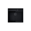 GLOBALO Granitspüle SILVANO 60.1 BLACK/BL Mat