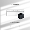 Cooker hood GLOBALO Fluxime 90.1 White + Turbine TW 1.2