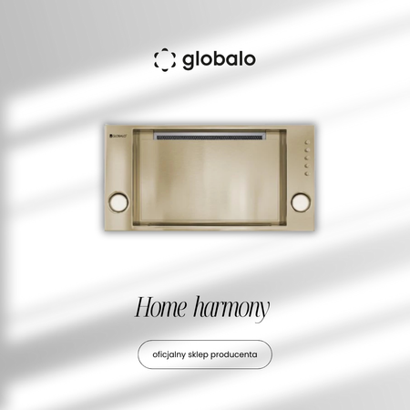 Cooker hood GLOBALO Retio 60.2 Light Gold