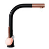 Set GLOBALO Lobio Black/Copper Ring 1.1 Armatur + Intio Black 1.1 Spender