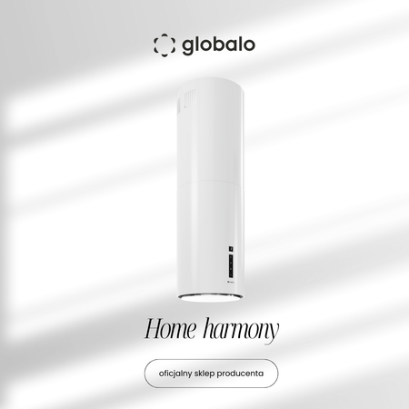 Cooker hood GLOBALO Heweno Isola 39.2 White