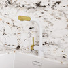 Zestaw bateria GLOBALO Lobio White/Light Gold Mat Ring 1.1 + Dozownik Intio White 1.1