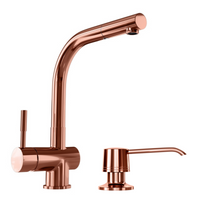 Küchenarmatur mit ausziehbarem Auslauf GLOBALO Lobio Copper 1.1